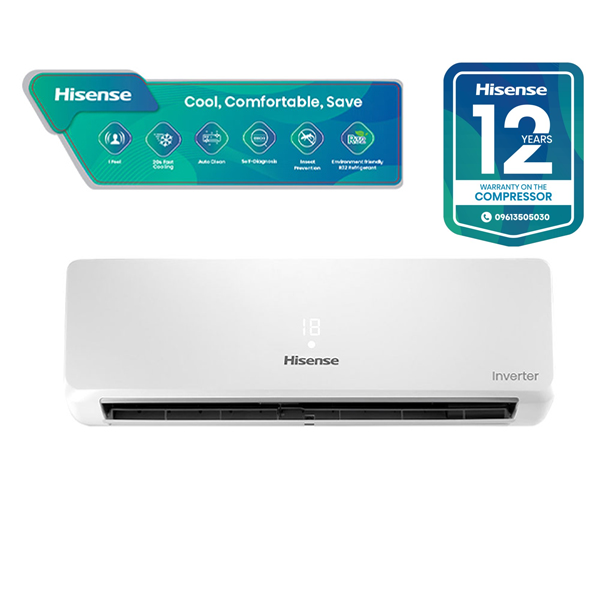 Hisense 2.0 Ton DC Inverter AC AS-24TW4RYETD00BU